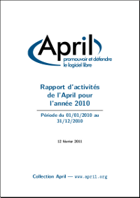 Page de couverture du rapport