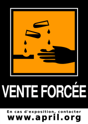 Autocollant vente forcée